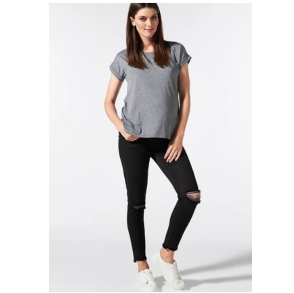 BLANQI Denim Maternity Belly Support Skinny Jeans